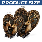 Custom Name Deer Couple Gifts for Couples - Personalized Stone With Stand