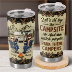 Custom Name Camping Couple Gifts - Personalized Tumbler