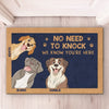 You’re Always Welcome - Dog Personalized Custom Home Decor Decorative Mat - House Warming Gift For Pet Owners, Pet Lovers