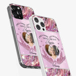 Custom Photo I Will Always Carry Mom With Me  - Memorial Personalized Custom Clear Phone Case - Sympathy Gift For Family Members
