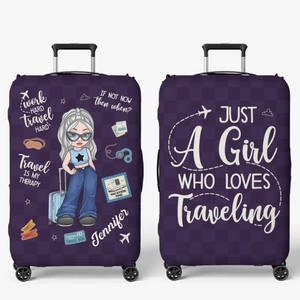 Le ciel m'appelle et je dois y aller - Housse de bagage personnalisée - Cadeau vacances d'été, cadeau pour les amateurs de voyages d'aventure