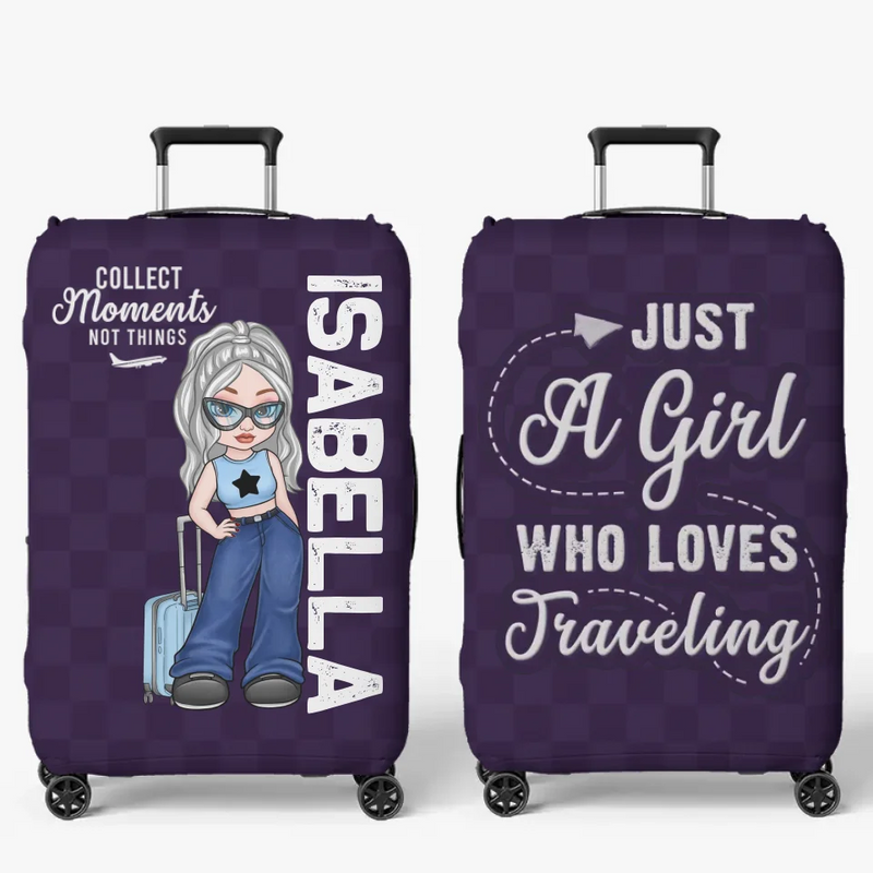 Go Where Your Heart Feels Alive - Travel Personalized Custom Luggage Cover - Summer Vacation Gift, Gift For Adventure Travel Lovers