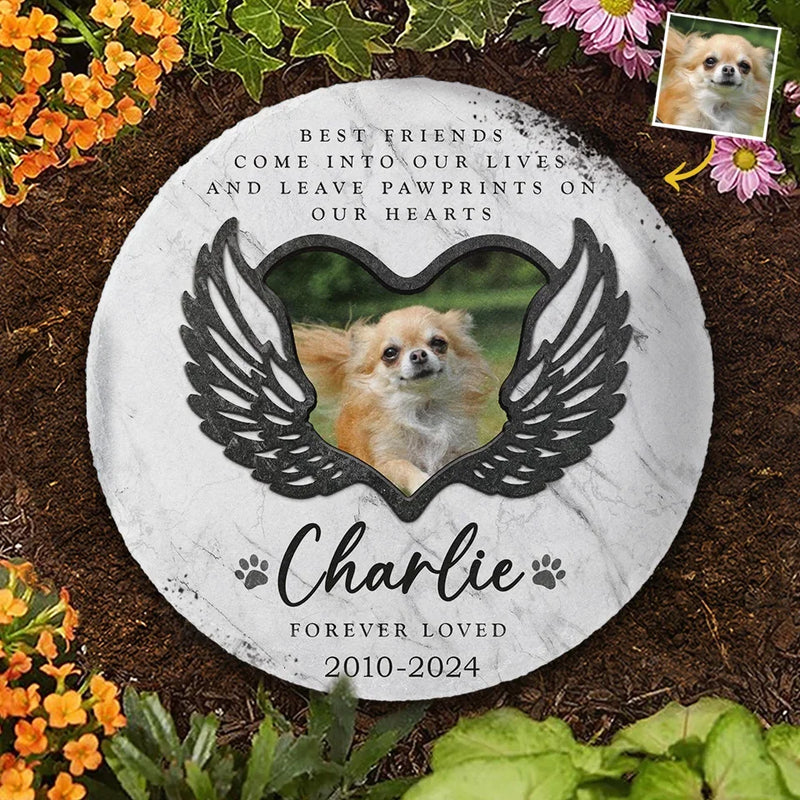 Custom Photo You Were More Than A Pet, You Were Family - Memorial Personalized Custom Round Shaped Stone With Stand - Sympathy Gift For Pet Owners, Pet Lovers