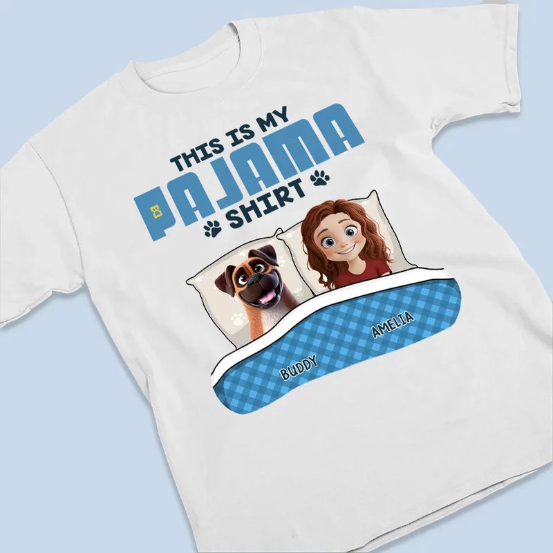 This Is My Pawjama Shirt - Dog Personalized Custom Unisex T-shirt, Premium T-shirt, Hoodie - Gift For Pet Owners, Pet Lovers