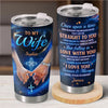 Slow And Steady, Together Forever - Couple Personalized Custom Tumbler - Gift For Husband Wife, Anniversary