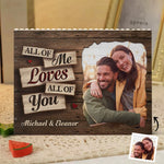 Custom Couple Photo Love Gifts - Personalized Building Brick Blocks