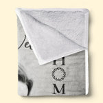 Custom Photo Welcome Home - Memorial Personalized Custom Blanket - Sympathy Gift For Pet Owners, Pet Lovers