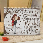 In You, I've Found My Forever - Couple Personalized Custom Horizontal Rectangle Shaped Building Brick Blocks - Gift For Husband Wife, Anniversary