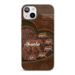 Custom Name Abuela Family Gifts - Personalized Phone Case