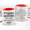 Happy Retirement - Coworker Personalized Custom Accent Mug - Appreciation, Retirement Gift For Coworkers, Work Friends, Colleagues