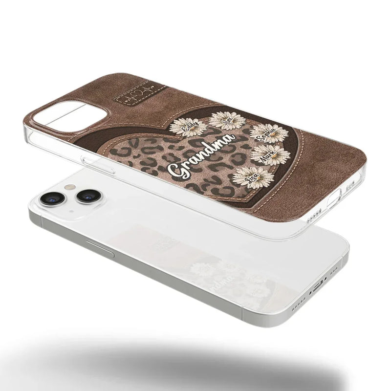 You Are My Forever Flower, Mom - Family Personalized Custom Clear Phone Case - Gift For Mom, Grandma