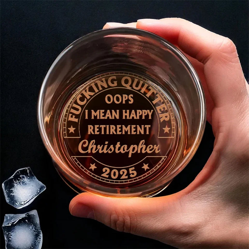 When Every Day Is A Saturday - Coworkers Personalized Custom Whiskey Glass - Appreciation, Retirement Gift For Coworkers, Work Friends, Colleagues