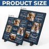 Custom Photo Sweet Reminders Of The Moments We Shared - Memorial Personalized Custom Square Shaped Stone With Stand - Sympathy Gift For Pet Owners, Pet Lovers
