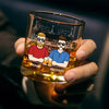 You're An Amazing Human - Family Personalized Custom Whiskey Glass - Gift For Family Members