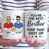 You're The Best Brother - Family Personalized Custom Mug - Gift For Family Members
