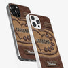 Rooted In Love, Growing Together - Family Personalized Custom Clear Phone Case - Gift For Mom, Grandma