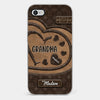 We Are Born Of Love - Family Personalized Custom Clear Phone Case - Gift For Mom, Grandma