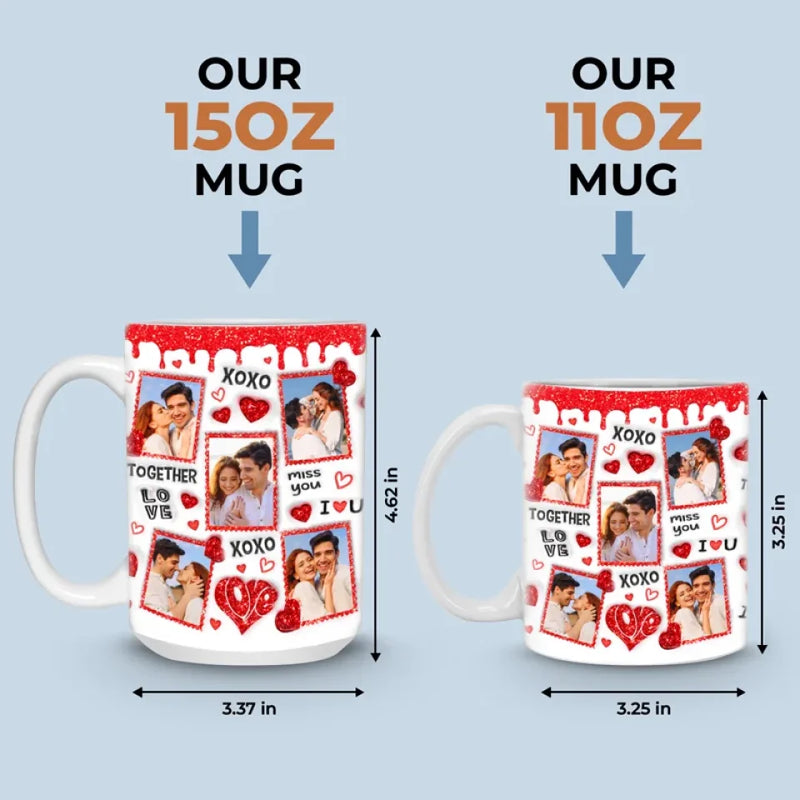 Custom Photo You’re My Favorite Notification - Couple Personalized Custom 3D Inflated Effect Printed Mug - Gift For Husband Wife, Anniversary