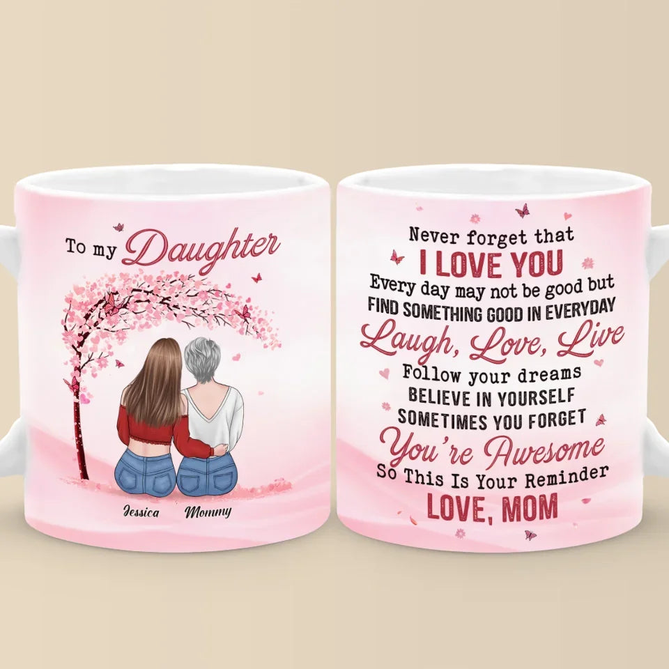 You Are My Most Precious Gift - Family Personalized Custom Mug - Gift For Mom, Daughter