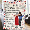 My First Love, My Forever Hero - Family Personalized Custom Blanket - Gift For Mom, Daughter
