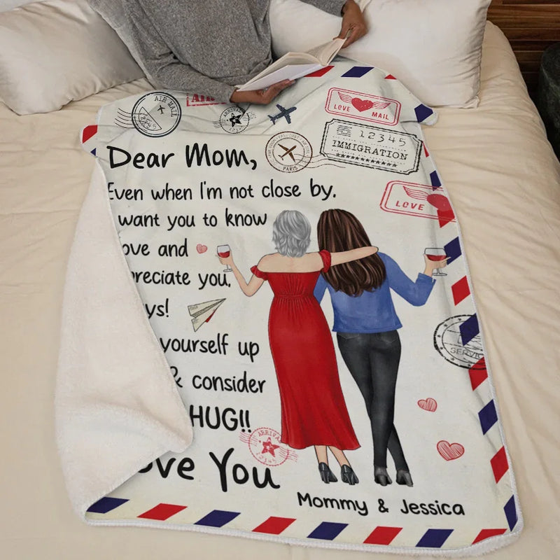 My First Love, My Forever Hero - Family Personalized Custom Blanket - Gift For Mom, Daughter