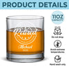 Not My Problem Anymore - Coworker Personalized Custom Whiskey Glass - Appreciation, Retirement Gift For Coworkers, Work Friends, Colleagues