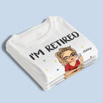Custom Name Funny Retirement Gifts for Women - Personalized Apparel