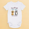 My Best Friend Comes With A Wagging Tail - Dog Personalized Custom Baby Onesie - Baby Shower Gift, Gift For Pet Owners, Pet Lovers