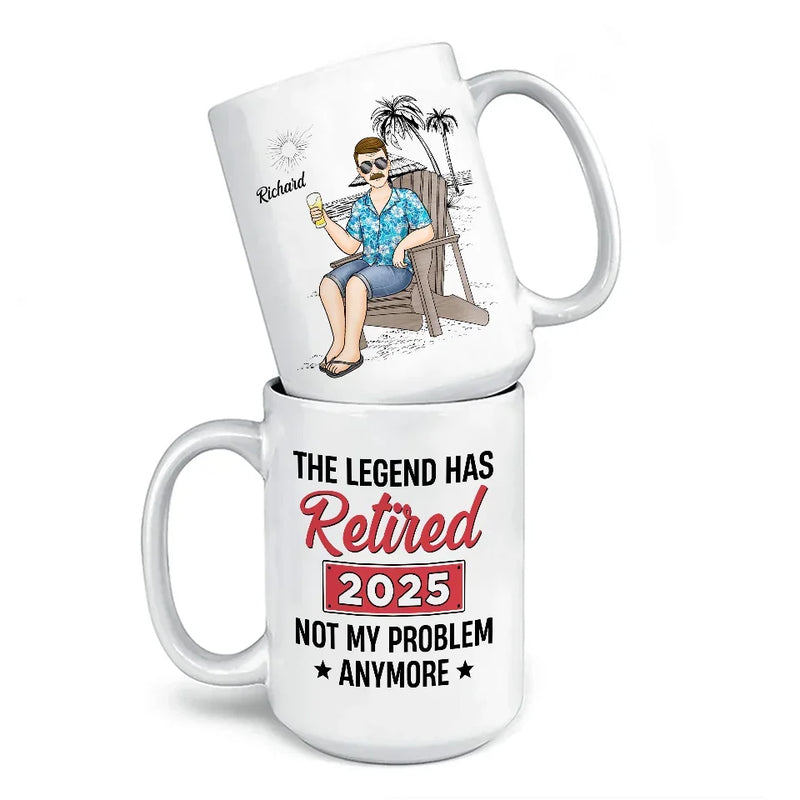 Enjoy Every Morning Without The Alarm Clock - Coworker Personalized Custom Mug - Appreciation, Retirement Gift For Coworkers, Work Friends, Colleagues