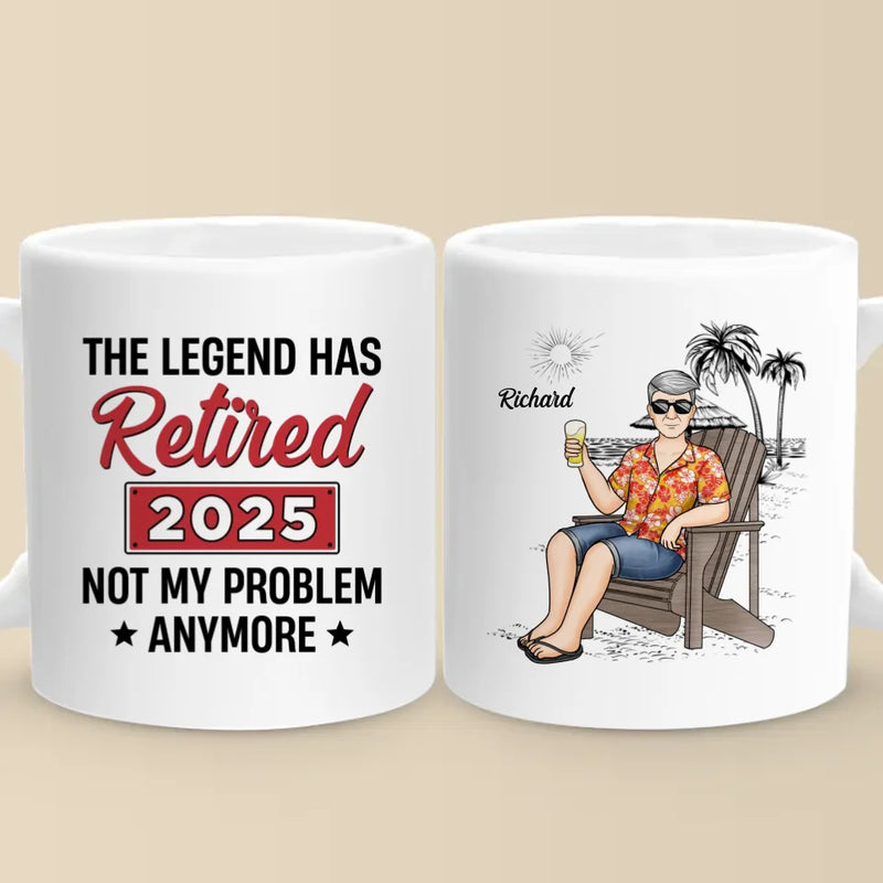 Enjoy Every Morning Without The Alarm Clock - Coworker Personalized Custom Mug - Appreciation, Retirement Gift For Coworkers, Work Friends, Colleagues