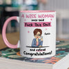 Never Set An Alarm Again Just Enjoy Life - Coworker Personalized Custom Accent Mug - Appreciation, Retirement Gift For Coworkers, Work Friends, Colleagues