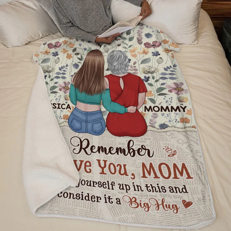 Remember I Love You - Family Personalized Custom Blanket - Gift For Mom, Daughter