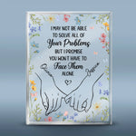 We’re Always Stronger Together - Bestie Personalized Custom Rectangle Shaped Acrylic Plaque - Gift For Best Friends, BFF, Sisters