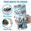 The Best Thing To Hold Onto In Life Is Each Other - Couple Personalized Custom Tumbler - Gift For Husband Wife, Anniversary