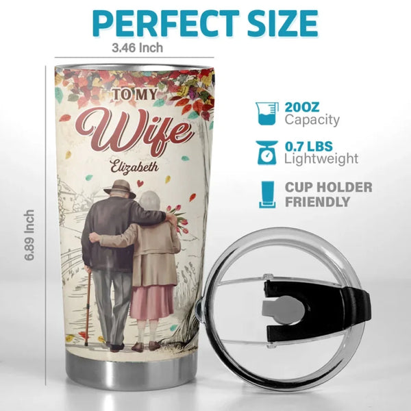 Personalized Love Story Tumbler Custom Photo Anniversary