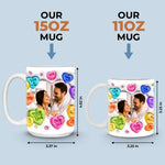 Custom Photo Romantic Couple Gifts - Personalized Mugs