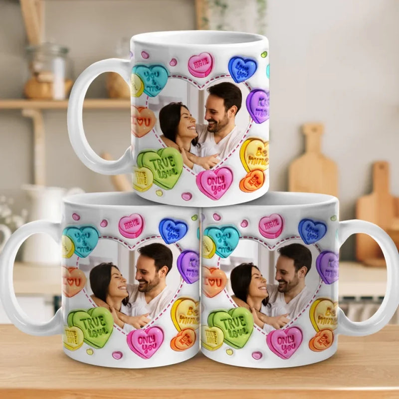 Custom Photo Romantic Couple Gifts - Personalized Mugs