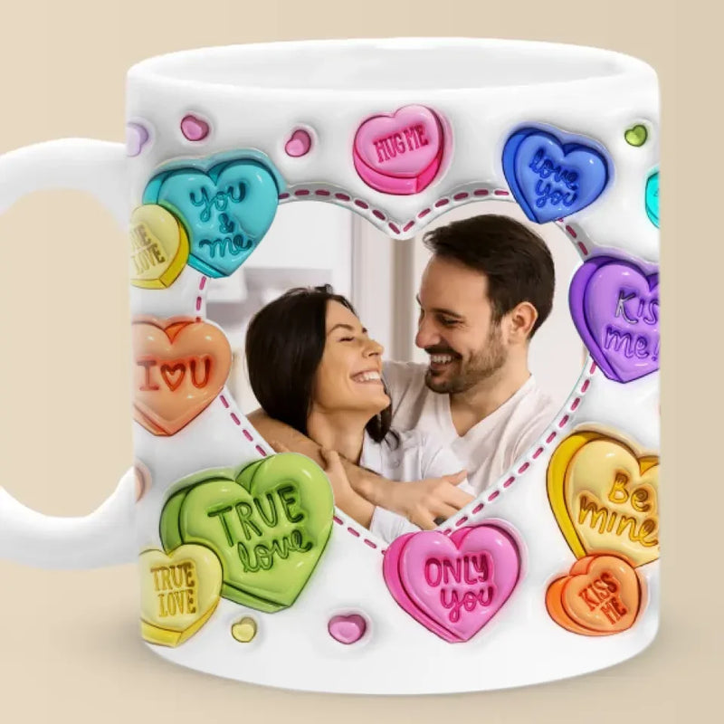 Custom Photo Romantic Couple Gifts - Personalized Mugs