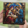 Share The Meaning Of Love And Hope In Your Home - Family Personalized Custom Square Shaped Stone With Stand - Gift For Yourself, Best Friends, Siblings, Family Members