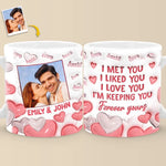 Custom Photo Romantic Couple Gifts - Personalized Mugs