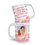Custom Photo Romantic Couple Gifts - Personalized Mugs