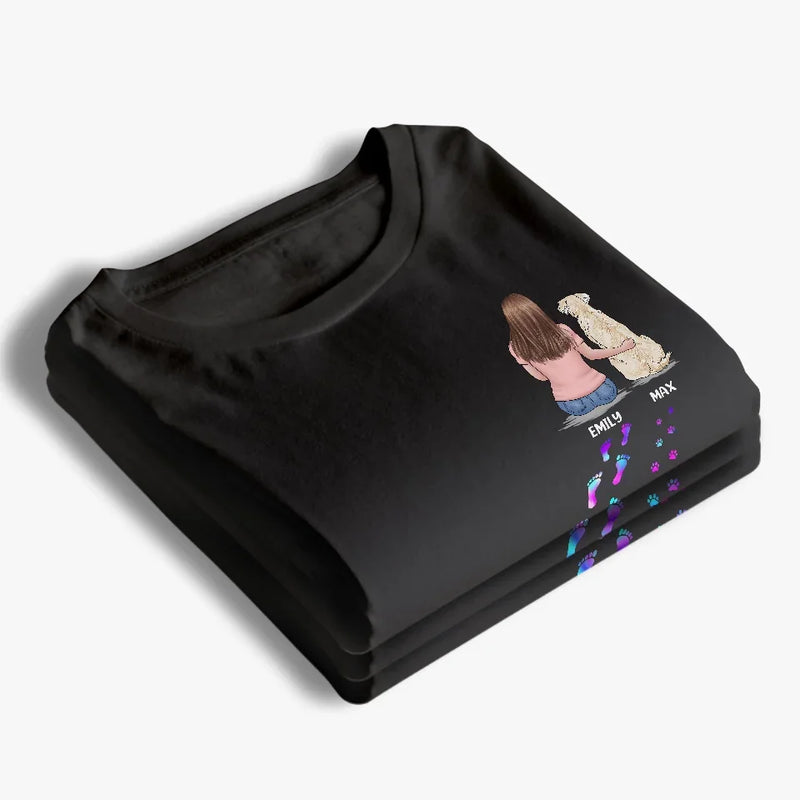 Paws And Paths, The Perfect Duo - Dog Personalized Custom Unisex T-shirt, Premium T-shirt, Hoodie - Gift For Pet Owners, Pet Lovers