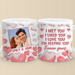 Custom Photo Romantic Couple Gifts - Personalized Mugs