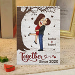 Love Is The Greatest Adventure - Couple Personalized Custom Vertical Rectangle Shaped Building Brick Blocks - Gift For Husband Wife, Anniversary
