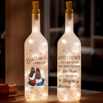 Laughter, Love, And Endless Memories - Bestie Personalized Custom Bottle Lamp - Gift For Best Friends, BFF, Sisters