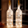 With You, I Can Be Myself - Couple Personalized Custom Bottle Lamp - Gift For Husband Wife, Anniversary