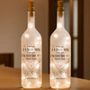 With You, I Can Be Myself - Couple Personalized Custom Bottle Lamp - Gift For Husband Wife, Anniversary