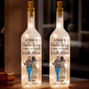 You And Me, Unbreakable - Bestie Personalized Custom Bottle Lamp - Gift For Best Friends, BFF, Sisters