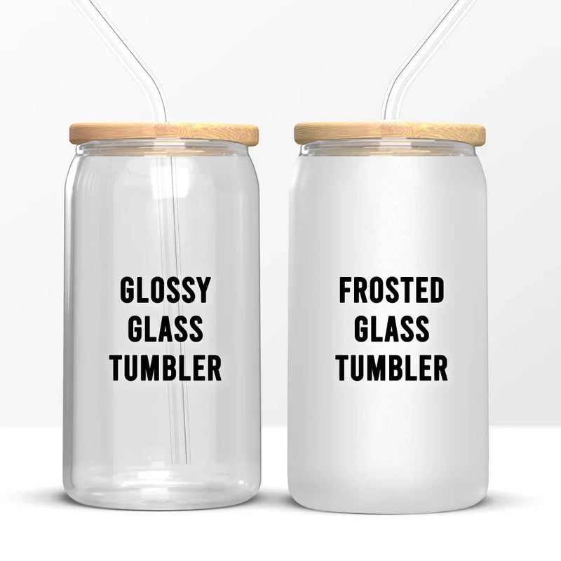 Retired, But Forever Inspired - Personalized Custom Glass Cup, Iced Coffee Cup - Appreciation, Retirement Gift For Coworkers, Work Friends, Colleagues, Family Members