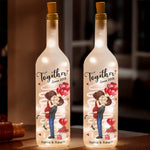 Custom Name Romantic Couple Gifts - Personalized Bottle Lamp